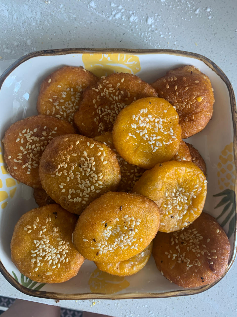 不会变形的南瓜饼