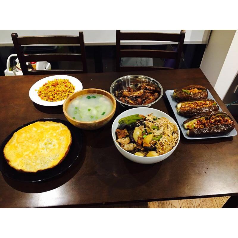 【微波炉烤茄子】