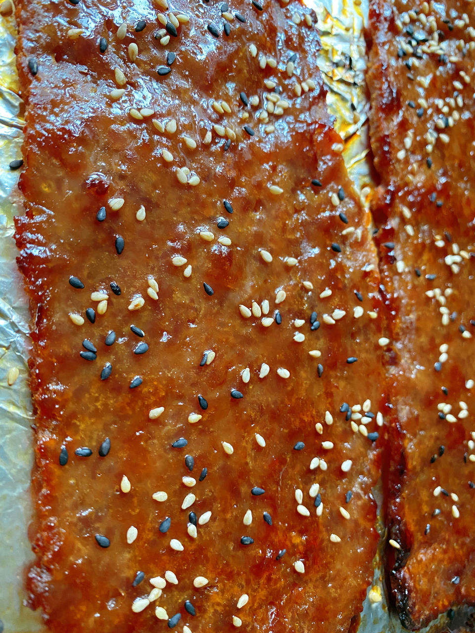 蜜汁肉干💋猪肉铺❤️新年必备的送礼食物之一❤️跟外面卖的差不多一样～