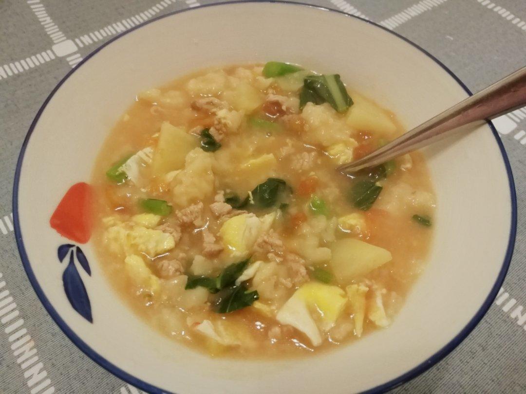 疙瘩汤～拌疙瘩手法视频