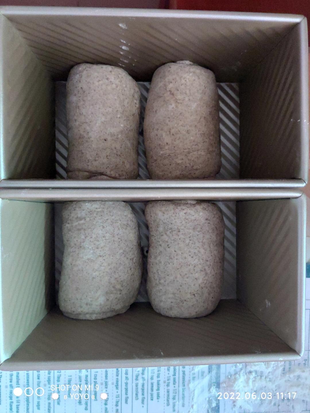 50%全麦吐司｜低糖低脂，吃起来不像是吃全麦的全麦吐司！