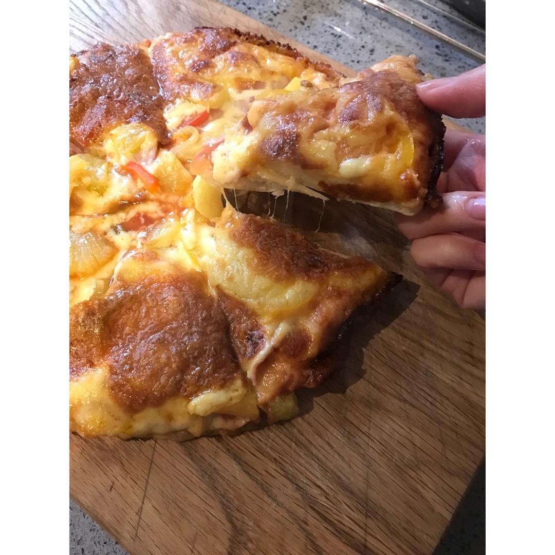 不用酵母的披萨底 No Yeast Pizza Dough