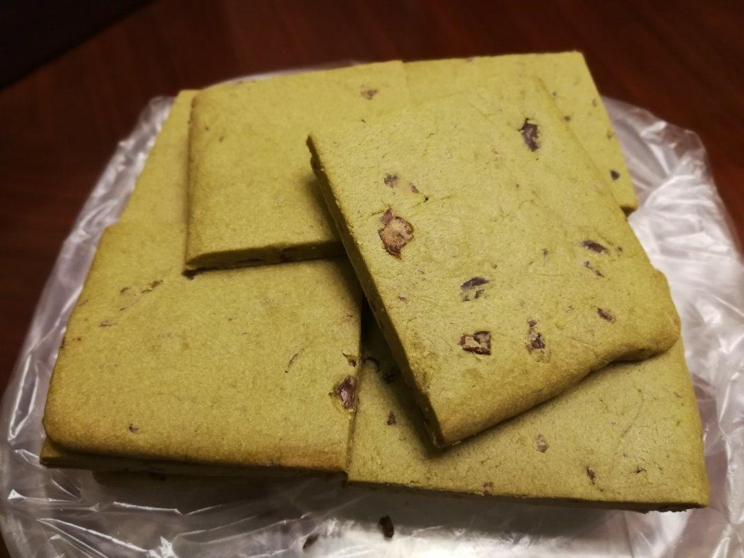 抹茶红豆米饼干