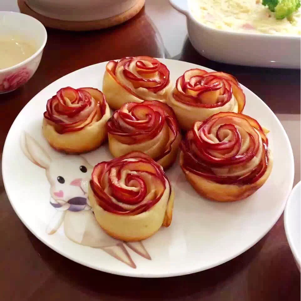 玫瑰花苹果派
