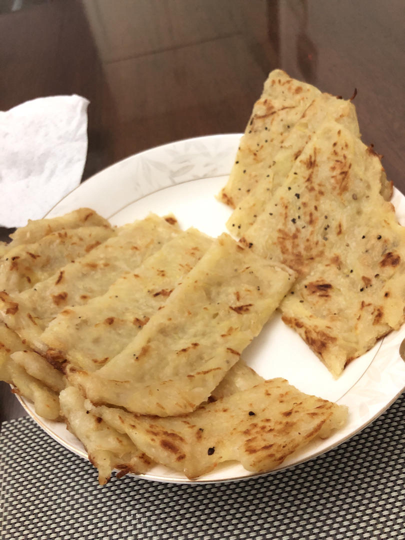 焦黄酥脆土豆饼
