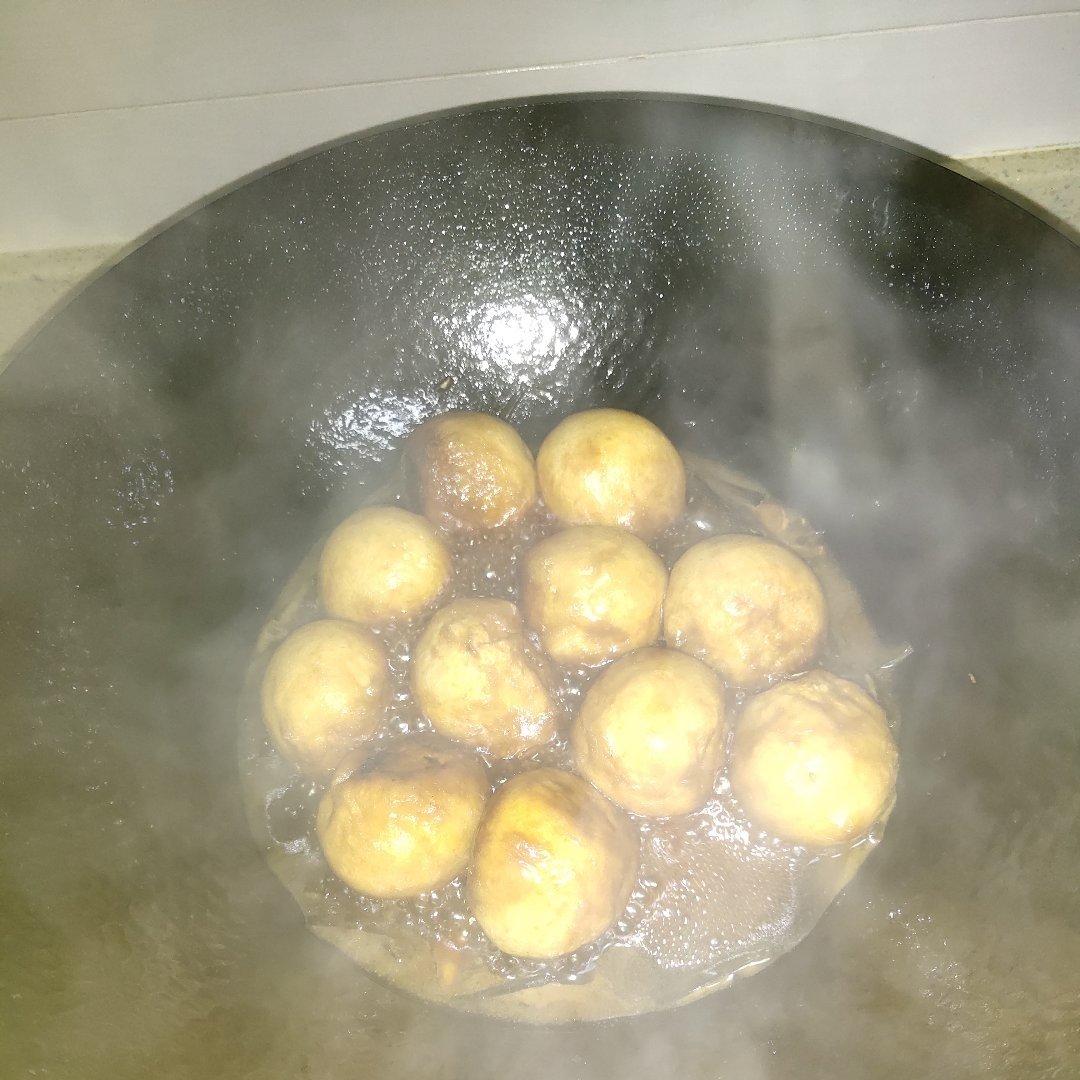 红烧油面筋塞肉