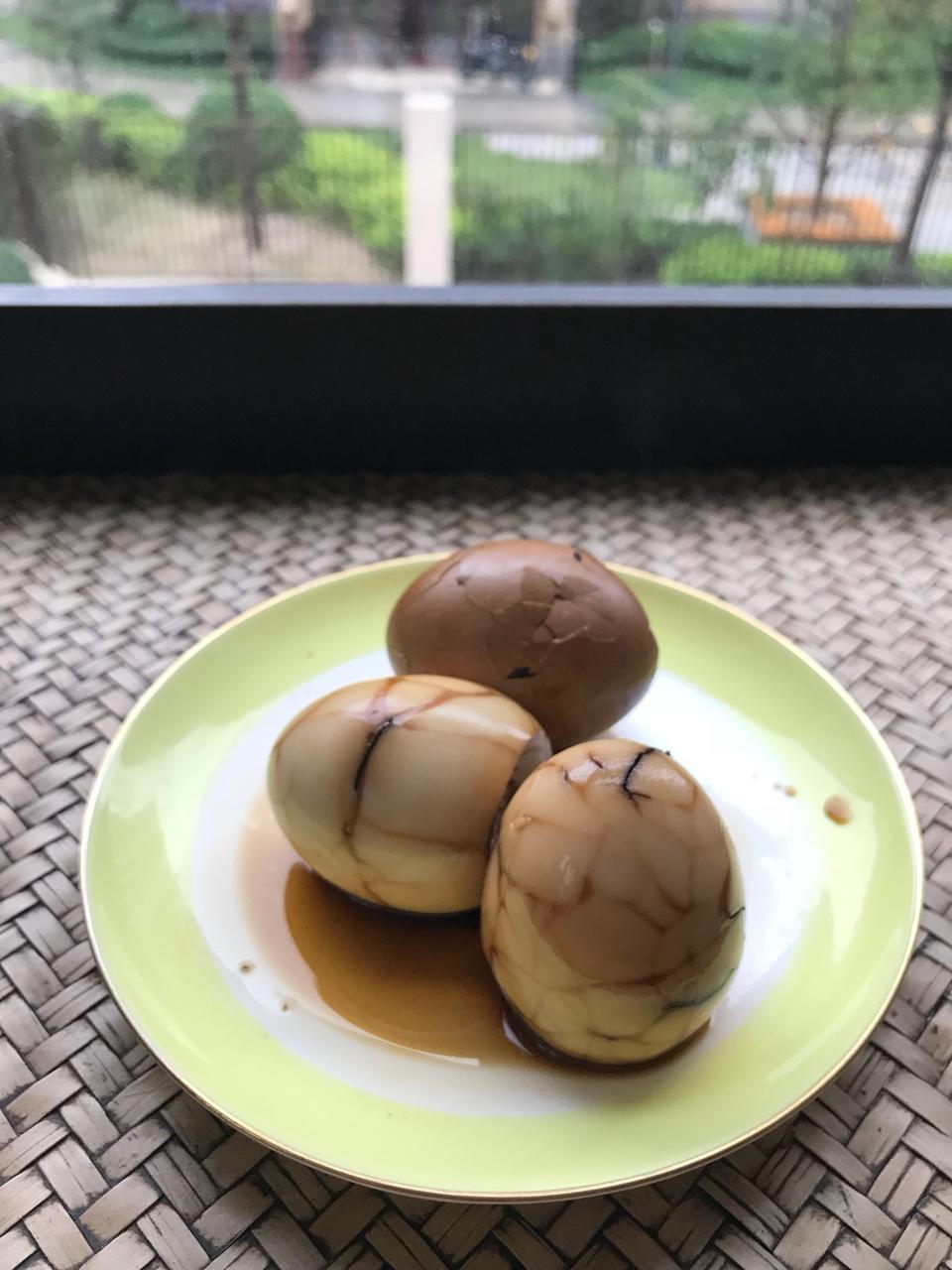 电饭煲煮五香茶叶蛋