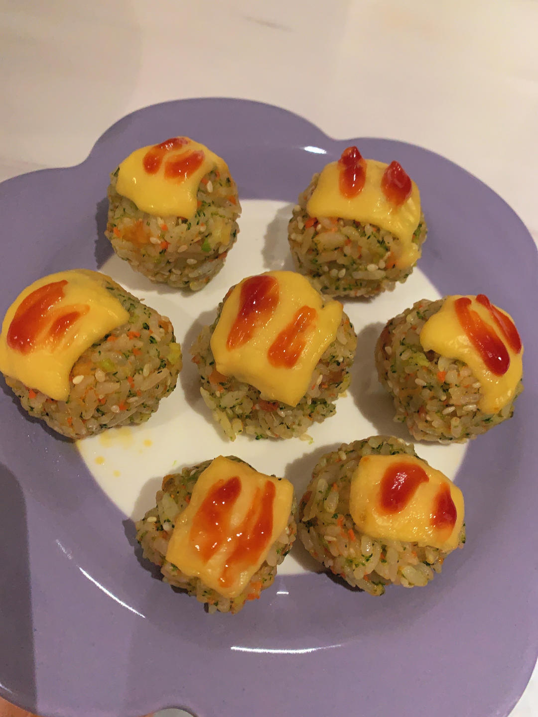 芝士就是力量【芝士肉松小饭团】