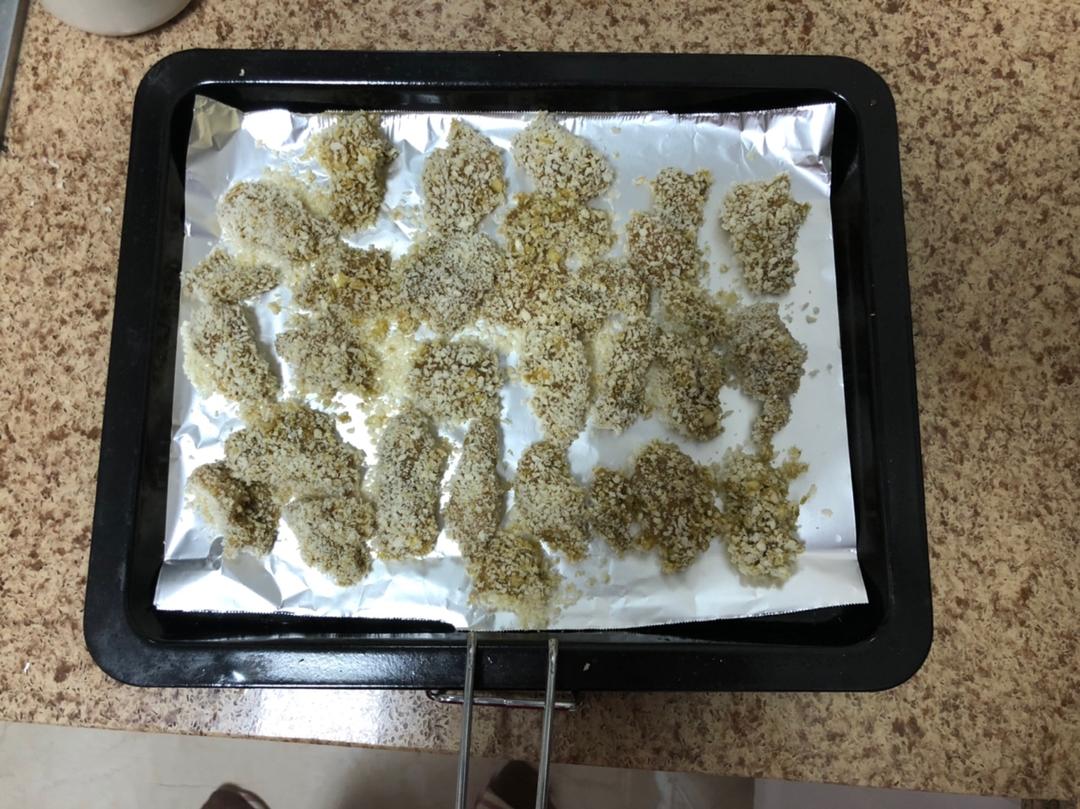 烤箱版鸡米花 | 无需油炸 蒜香味十足