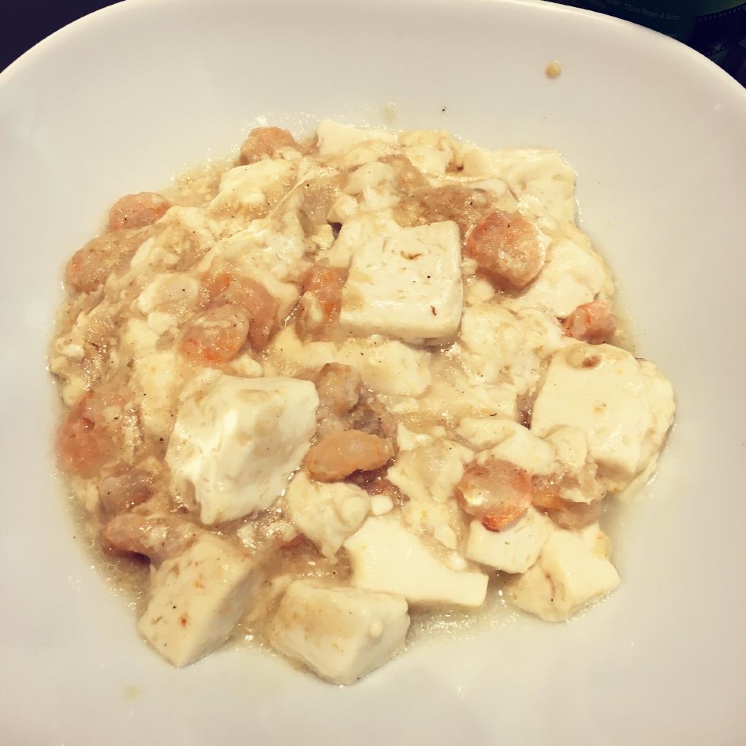 虾仁豆腐煲