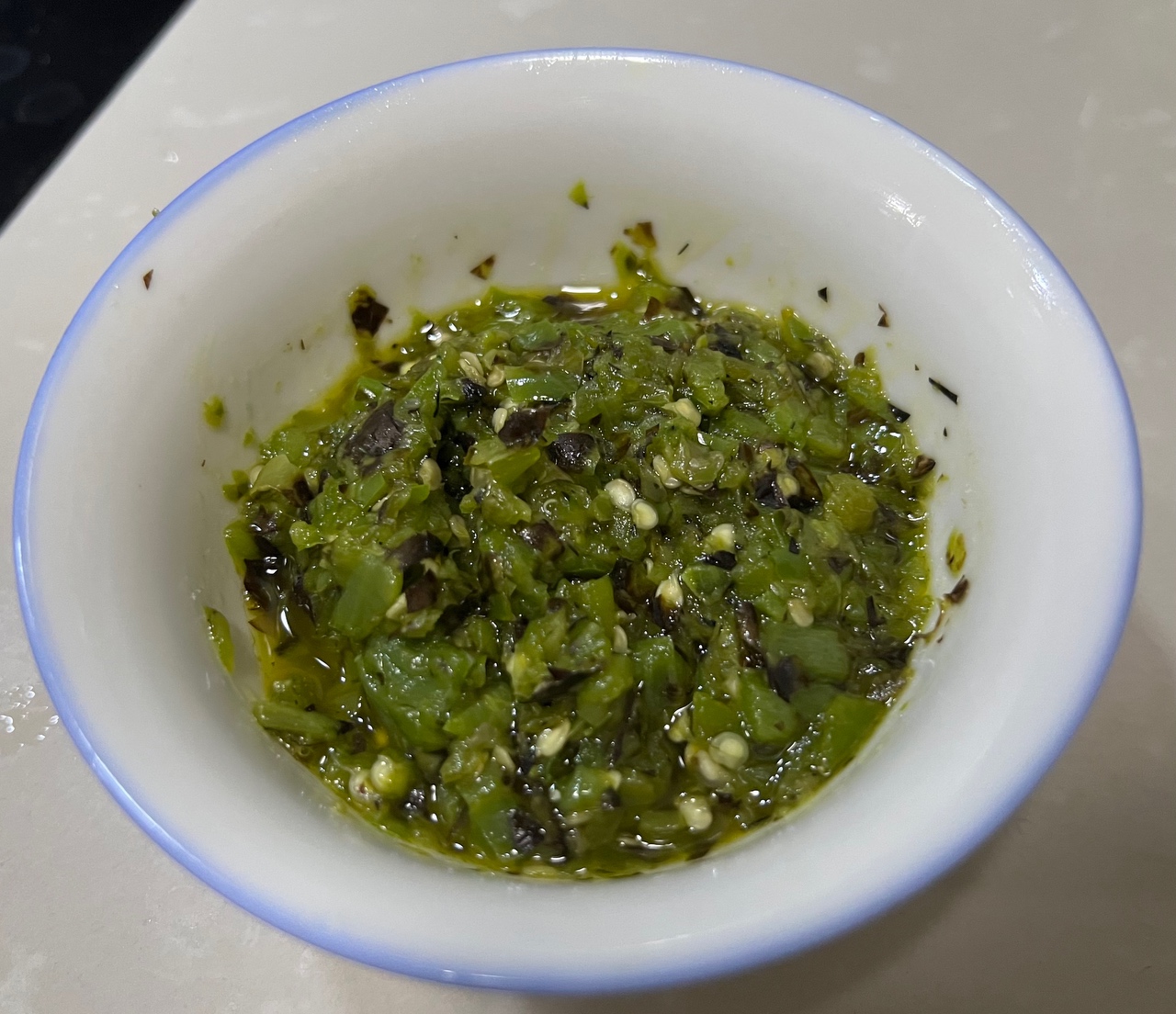 下饭神器🍚青花椒青椒酱的做法