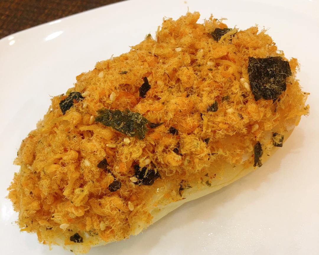 两款肉松面包（一次发酵）