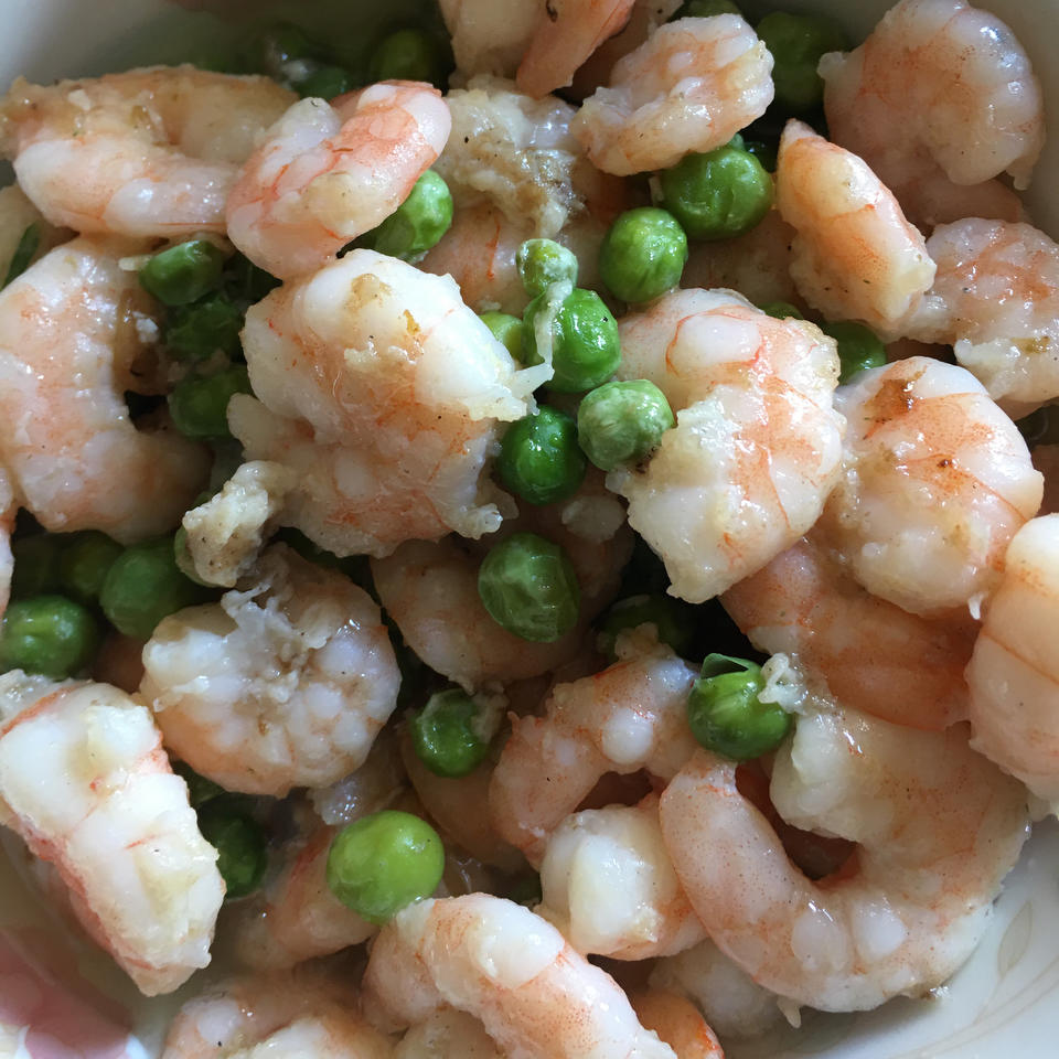 （减脂餐）豌豆炒虾仁
