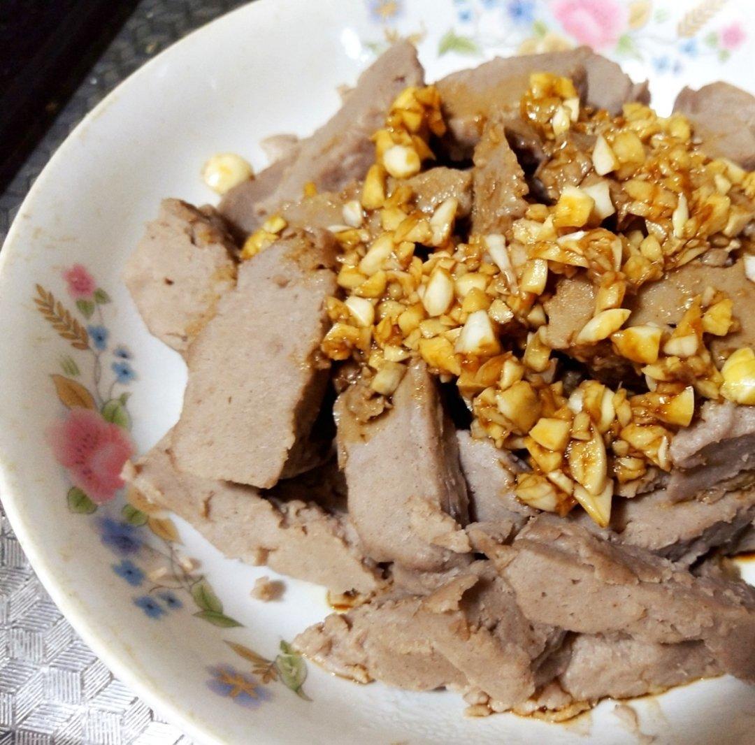 蒜汁扒糕