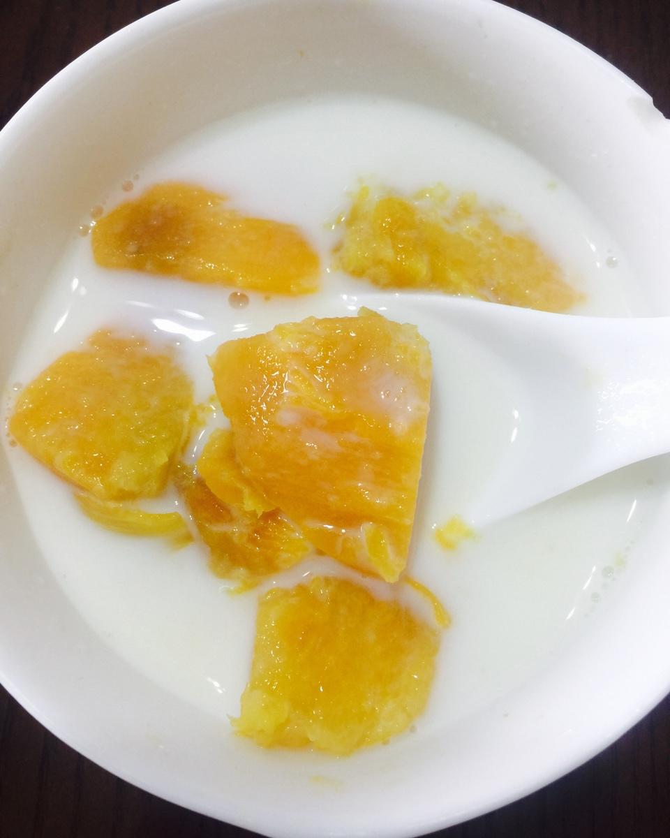 eleven1215做的牛奶红薯糖水