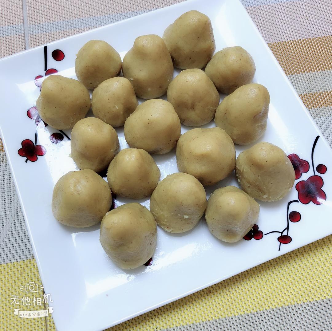 豆渣蜜豆小窝头