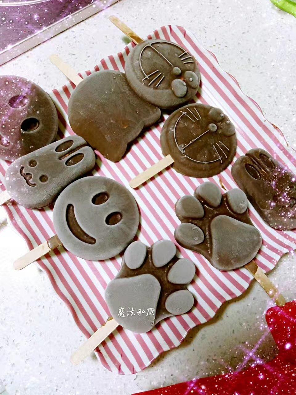 魔法私厨做的巧克力酸奶雪糕