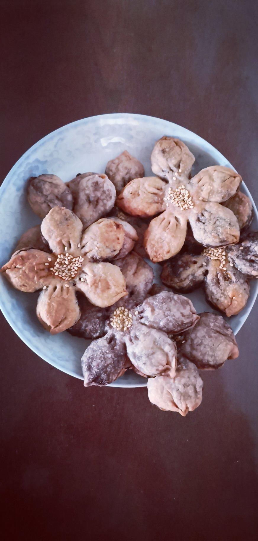 🌸花都开好了--步骤超详尽的桃花酥(无色素!火龙果版)