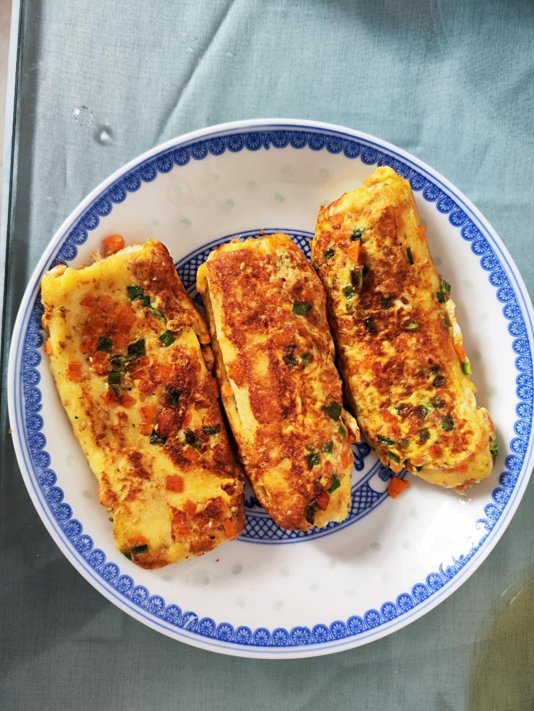 🌈不用烤箱❗️好吃到爆的肉松吐司卷