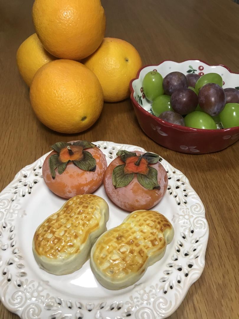 椒盐花生酥皮月饼