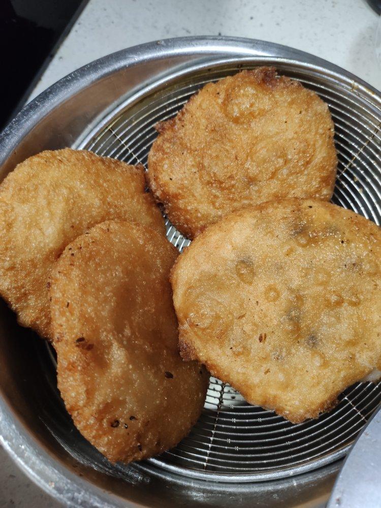 东北油炸糕（糯米粉豆沙馅儿）不翻车很简单