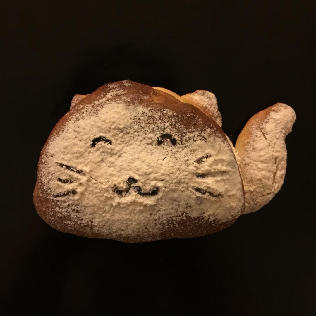 可爱猫--全麦蜂蜜小面包