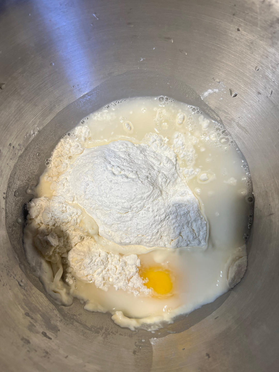 纯奶手撕吐司的做法 步骤1