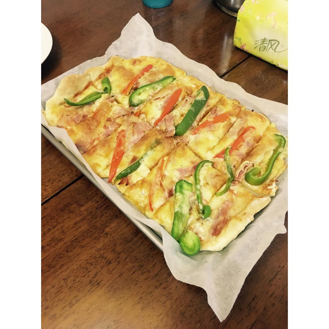 不用酵母的披萨底 No Yeast Pizza Dough
