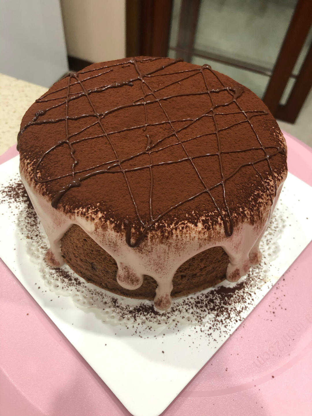 #视频教程#有灵魂的脏脏蛋糕，戚风生涯的巅峰之作，劣狐狐烘焙
