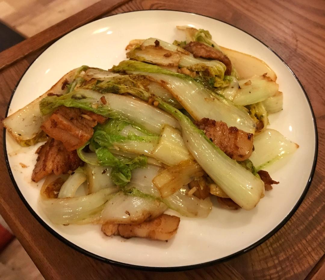 肉炒娃娃菜