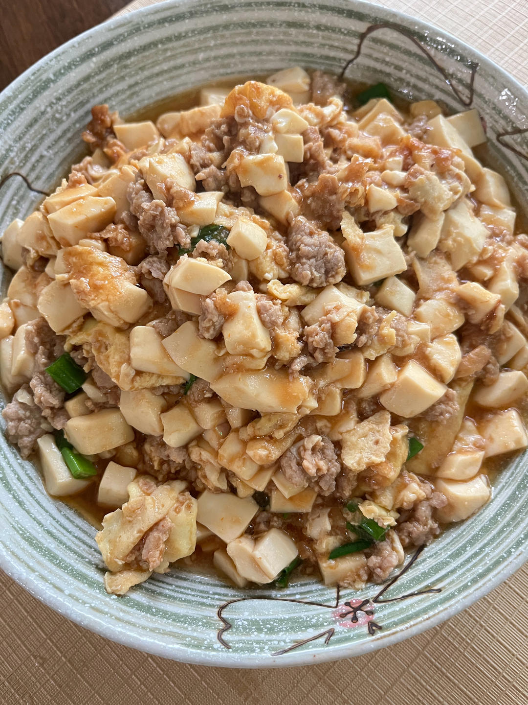 肉末滑蛋豆腐的做法 步驟6