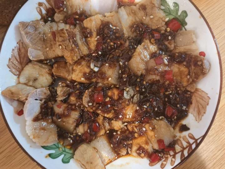 好吃到哭的蒜泥白肉