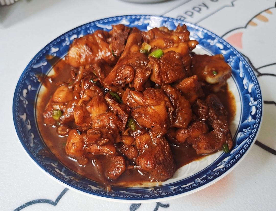 不加水也能做出😱嫩滑香喷喷的【葱油焖鸡腿】