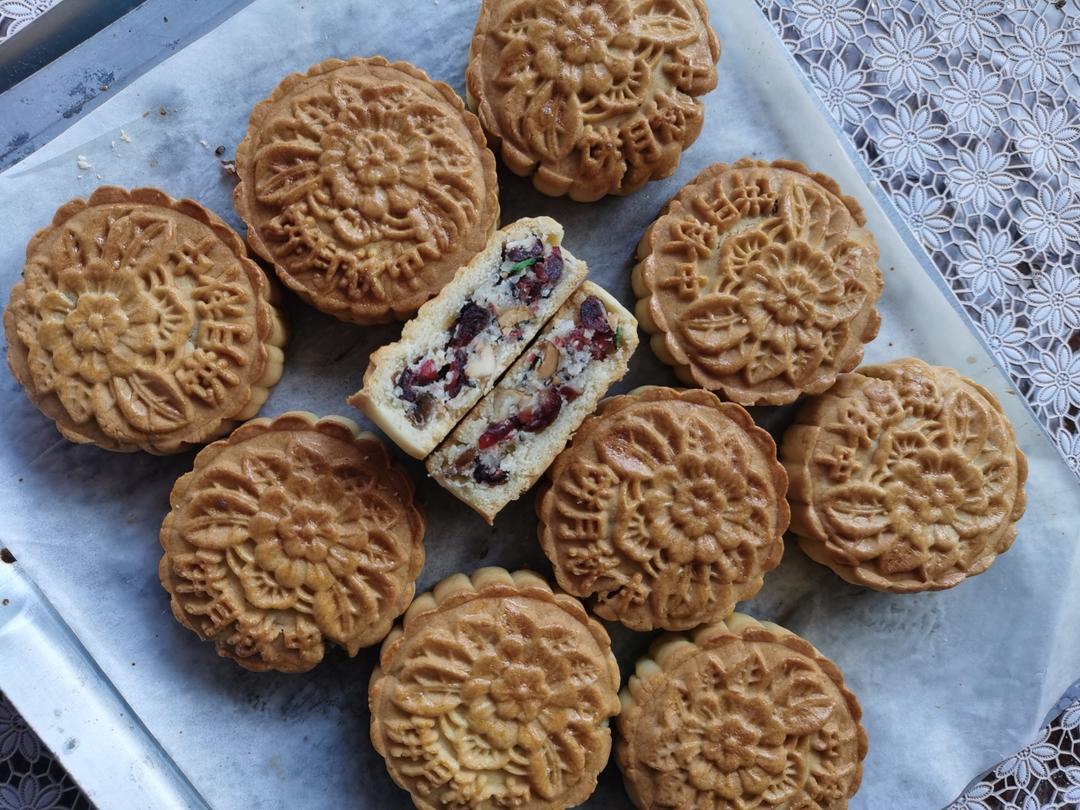 白糖馅月饼（京式混酥皮，老式月饼）