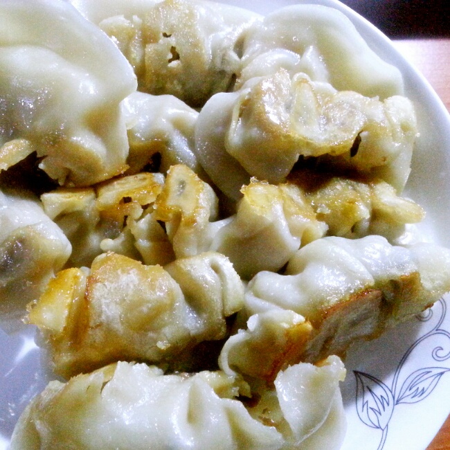 电饭煲煎饺