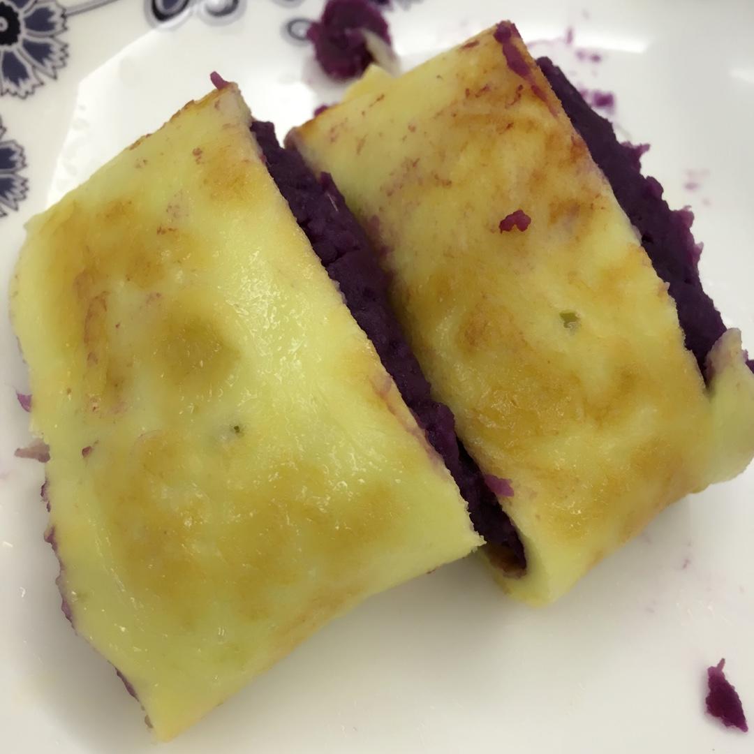紫薯鸡蛋卷
