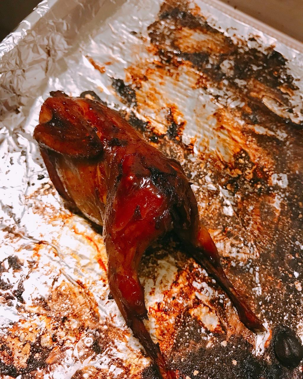 烤箱版脆皮乳鸽
