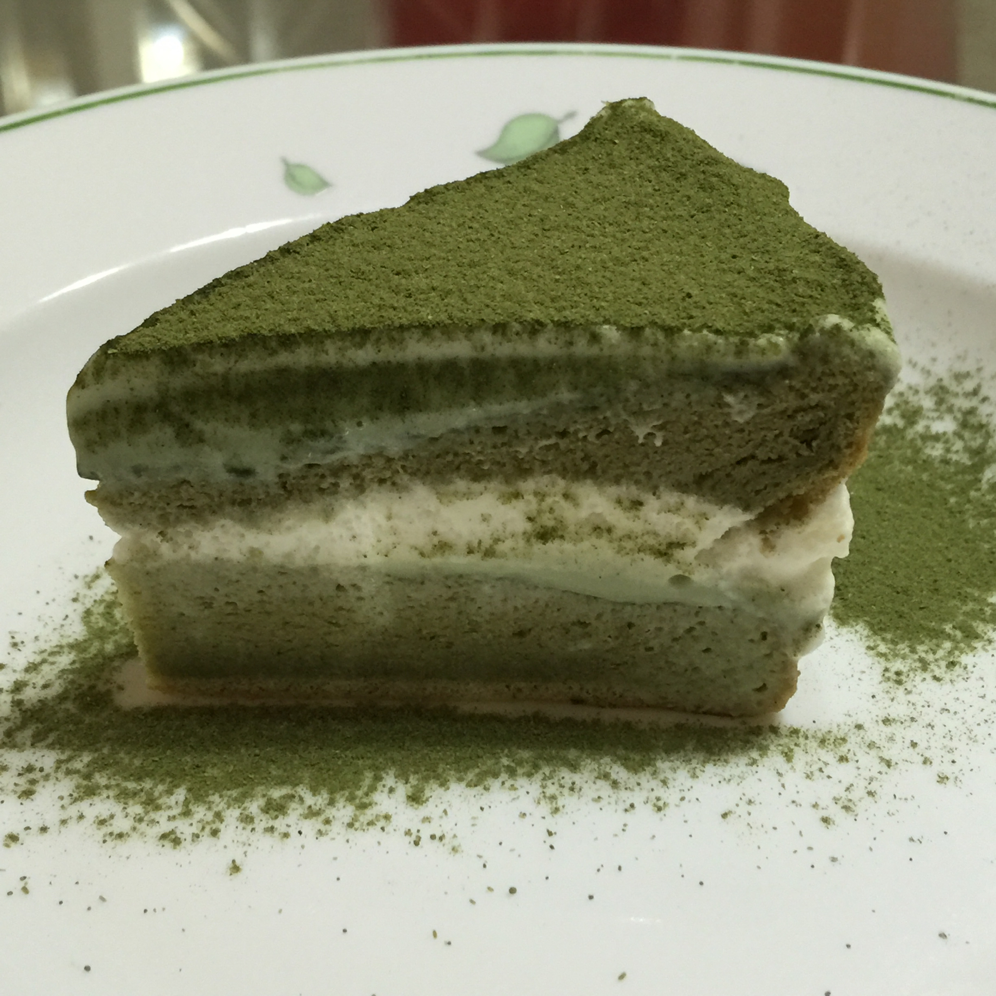 抹茶双享慕斯