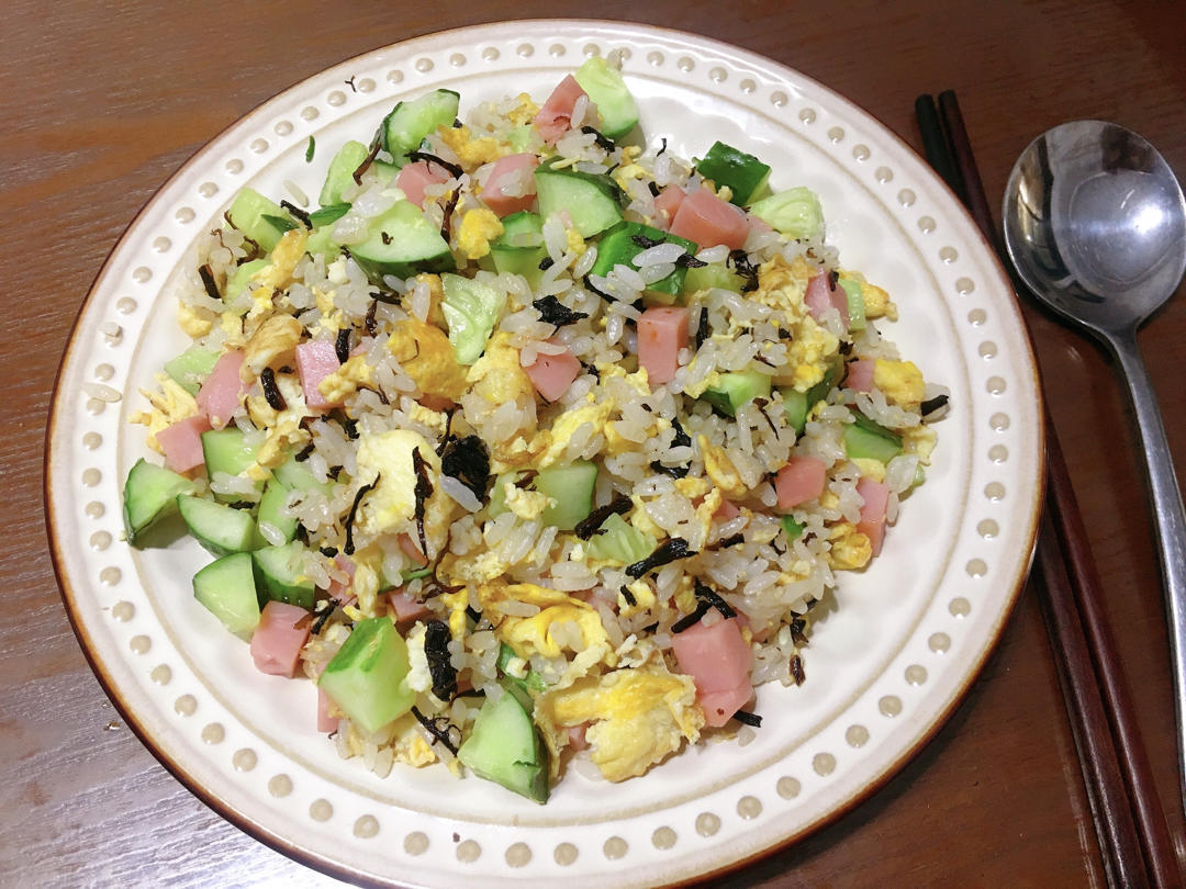 全网最好吃的【虾仁炒饭】！