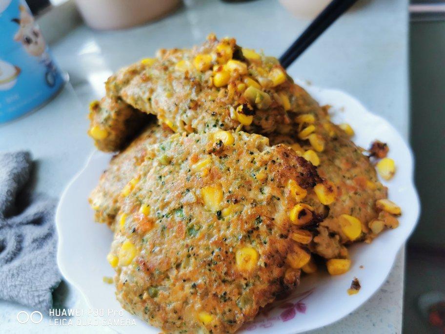 减肥餐低脂鸡胸肉饼