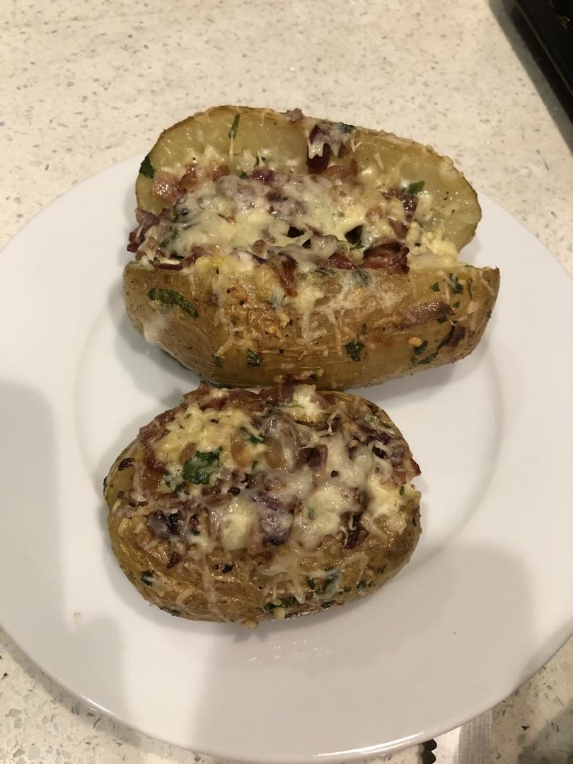 【北鼎烤箱食谱】蒜香芝士烤土豆