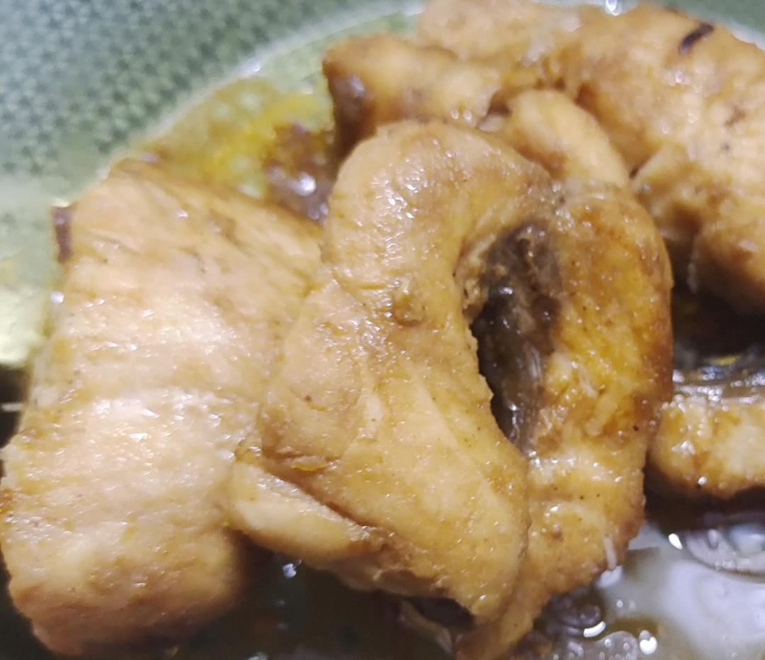 香辣鱼块(辣味中国)，香煎鱼块（微波炉，普通锅）香辣豆腐鱼（普通锅）