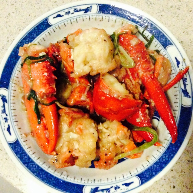 姜葱龙虾