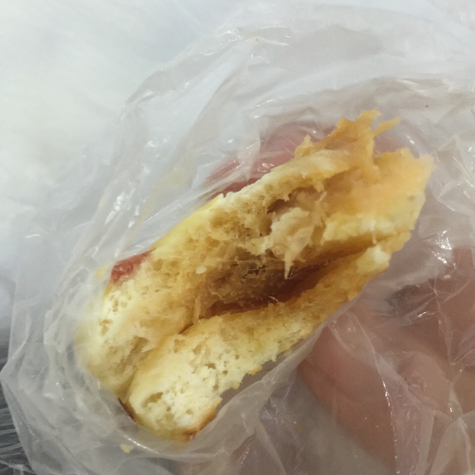 肉松火腿面包卷