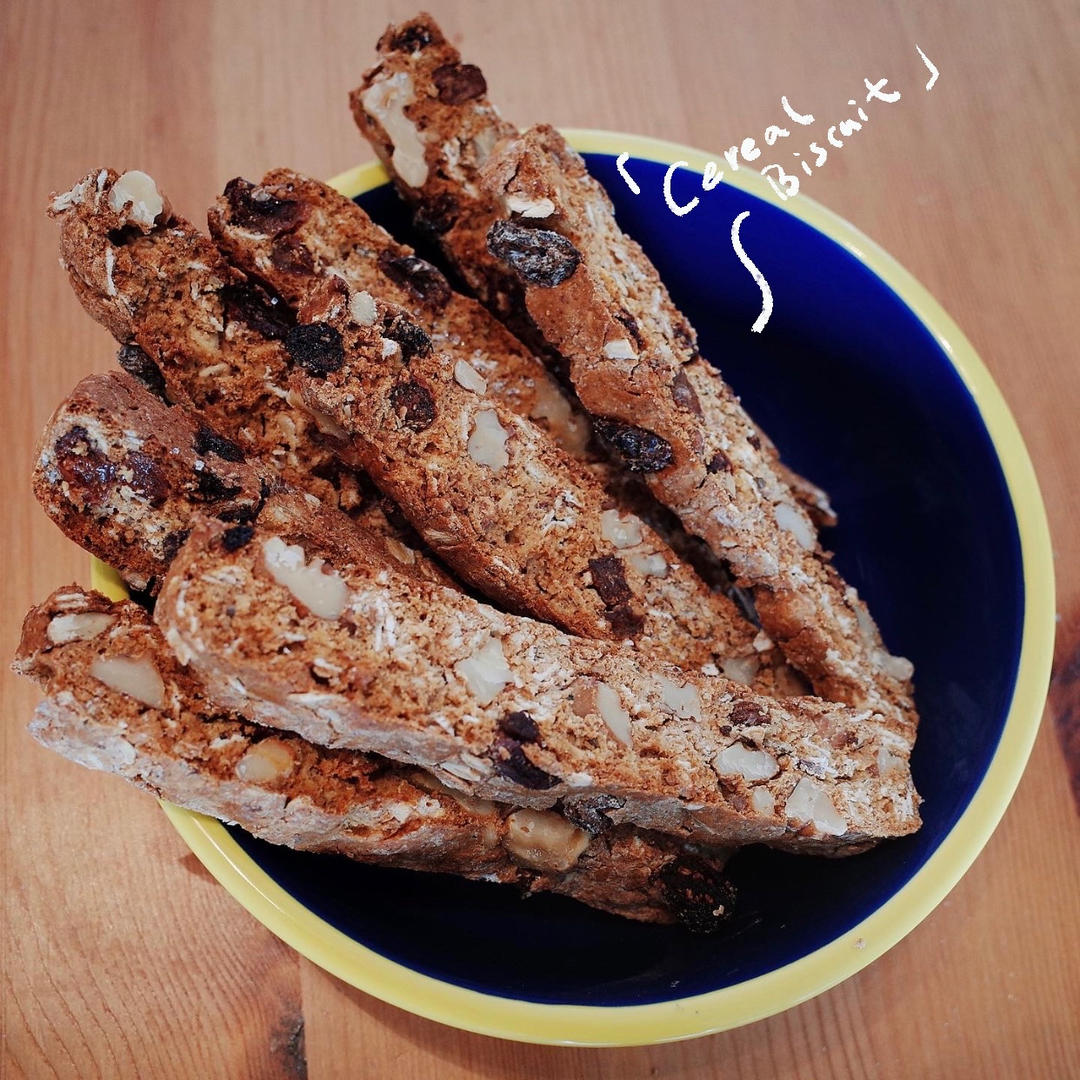 【健康零食】燕麦坚果意式脆饼