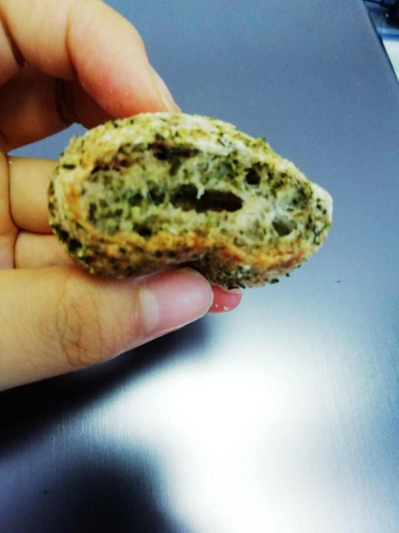 [低碳生酮]伪麻薯:椰浆(可可/抹茶)椰子粉餐包