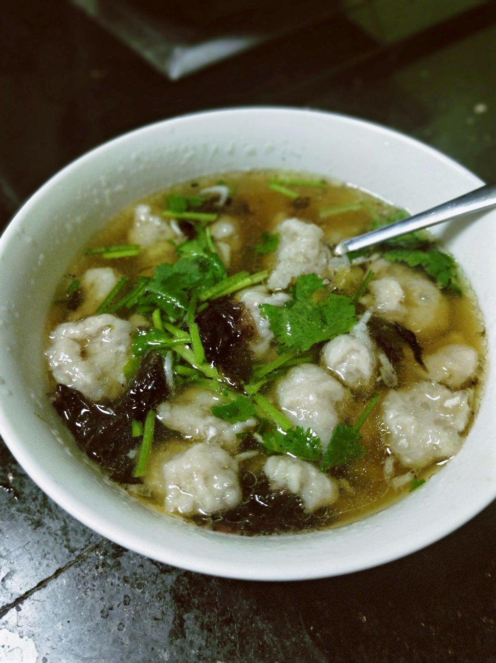 温州瘦肉丸,自制无添加剂快手做的猪肉羹