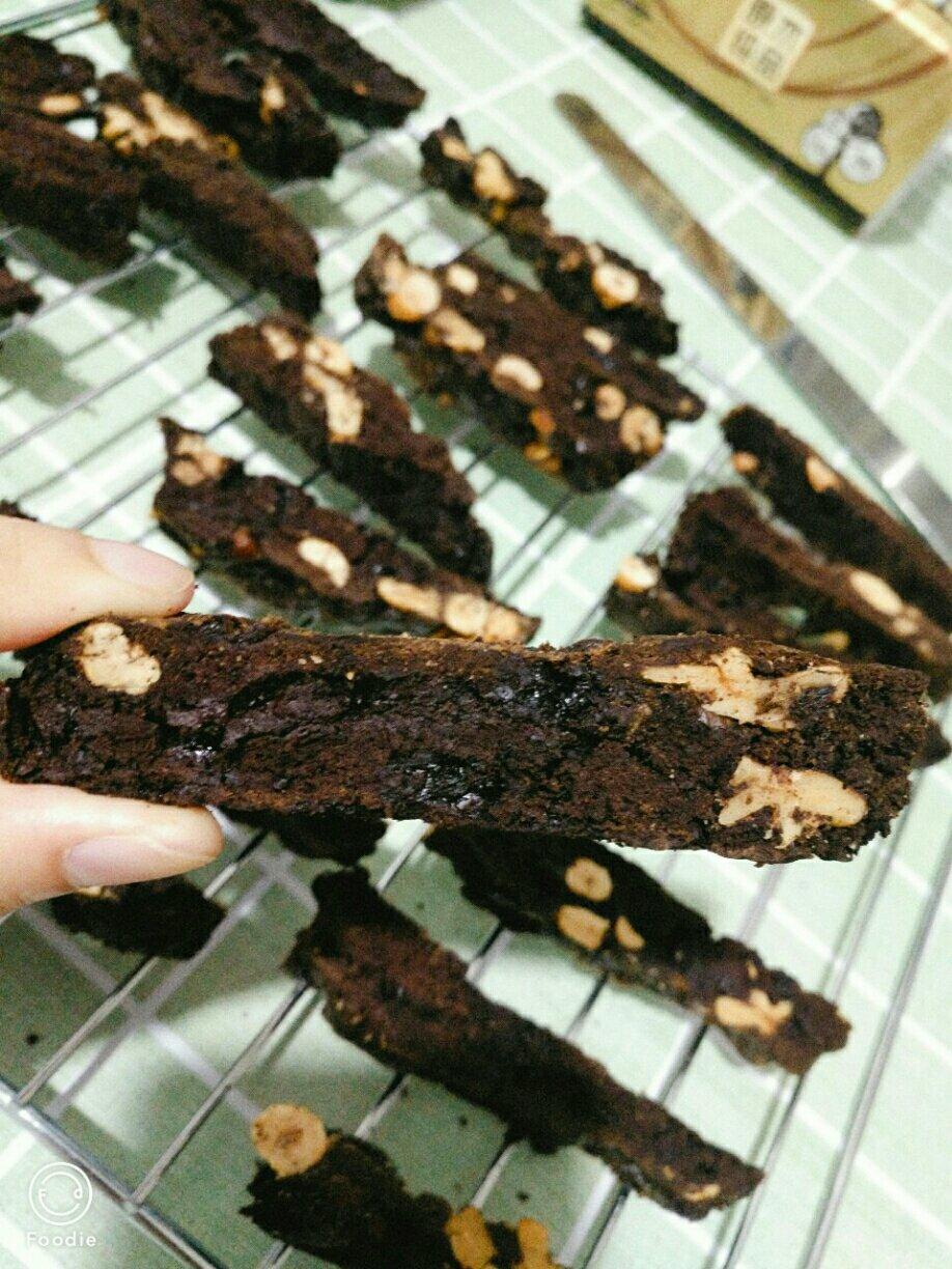 无油杏仁巧克力意式脆饼丨健康·零食（附7个意式脆饼成功要点）