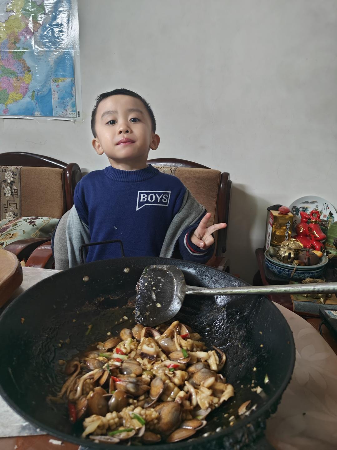 5分钟快手菜❗️秒杀路边摊爆炒花甲～好吃到爆