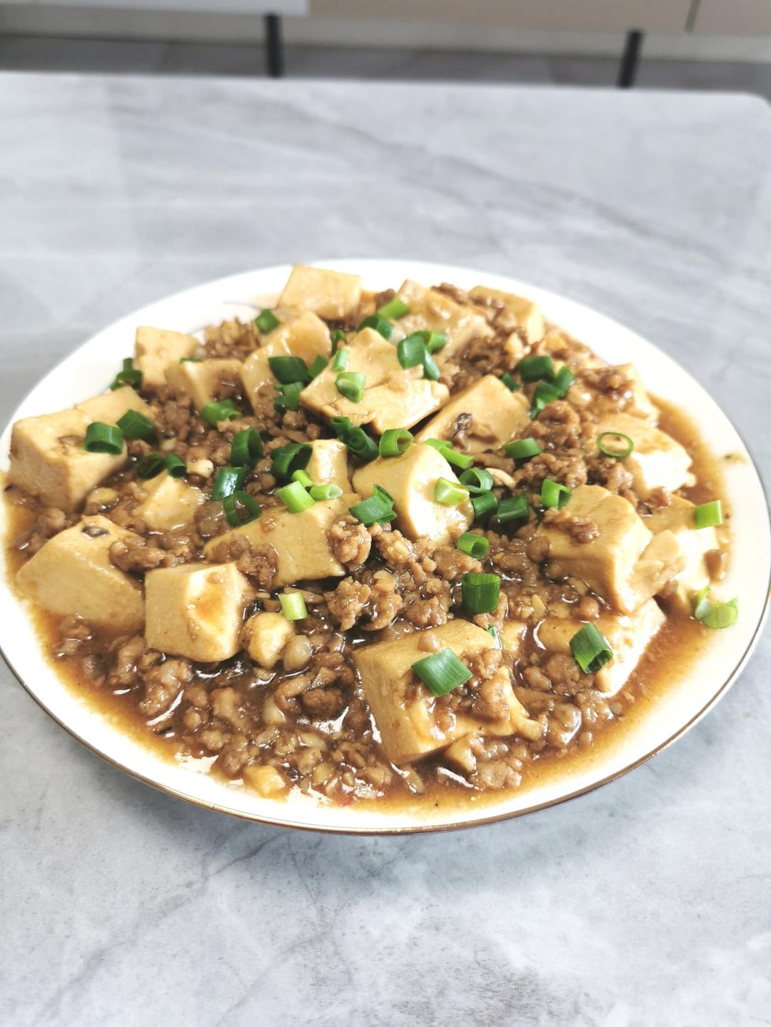 肉末嫩豆腐｜嫩滑口感爽口！这道快手菜超级下饭！！（减脂少油版）